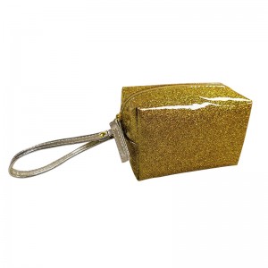 Mode Candy Kleur PVC Rits pols-band Glitter Jelly kosmetiese sakke