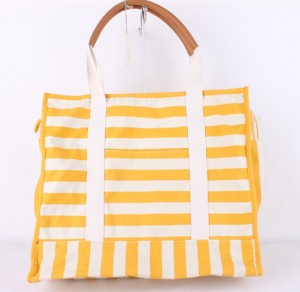 Персонализирана печатна Дамски чанти Cotton Canvas пазаруване пазарска чанта Fashion бряг чанти