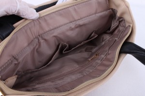 OEM Quality High fashion Canvas Shopping Tote tas tas tangan kanggo wanita