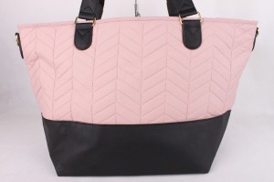 Eko-vriendelike retro-styl doek sakke vroue handsakke met skouer