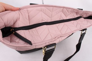 Eko-vriendelike retro-styl doek sakke vroue handsakke met skouer