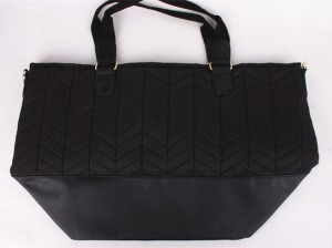 Eko-vriendelike retro-styl doek sakke vroue handsakke met skouer