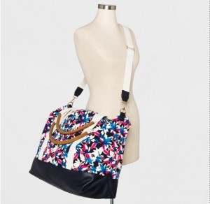 Season Կտավ Տպագրություն կանանց Handbag Messenger Bag շերտագիծ կարգավորելը ուսի Պայուսակներ