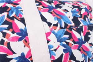 Season Կտավ Տպագրություն կանանց Handbag Messenger Bag շերտագիծ կարգավորելը ուսի Պայուսակներ