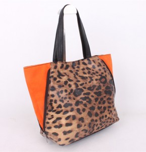 Klassieke Black doek Tote Handbag Vir Vroue Handbag Met PU Leer Bottom Moderne Swart doek Tote Bag