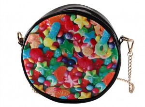 Legrační usmívající se tvář dívky Kid Clutch Messenger Crossbody Bags