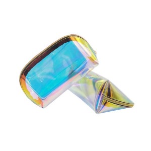 Hot Prodaja TPU Holografski Obriši Clutch torbica šminka torba Žene Hologram Transparent Mali vodootporna Cosmetic neseser