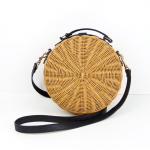 Strooi Rattan Round Beach handsak