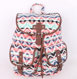 Yeniyetmə Qızlar üçün Canvas Kişilər Qadınlar Hiking Backpack Sports Travel Bag sırt çantası School bag Fashionable Creative Canvas Backpack