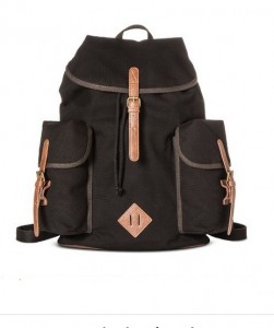 Нова Индивидуално High Quality Canvas училище Backpack платно армия раница обикновен шнур за продажба