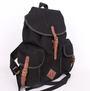 Нова Индивидуално High Quality Canvas училище Backpack платно армия раница обикновен шнур за продажба