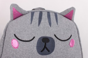 Популярни Cute дизайн Открит карикатура котка Предучилищно чанта Little Kids мини Backpack
