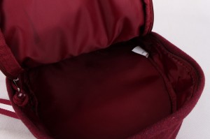 Лого по College малка раница Leisure Vintage мода New Soft естествен памук пазарска чанта Backpack, чанти на едро