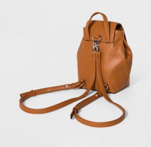 Дами Backpack пискюл Vintage New Soft Pu кожена чанта малък капацитет Simple Mini Backpack