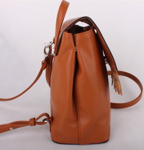 Дами Backpack пискюл Vintage New Soft Pu кожена чанта малък капацитет Simple Mini Backpack
