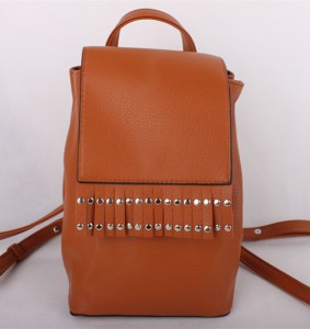 Дами Backpack пискюл Vintage New Soft Pu кожена чанта малък капацитет Simple Mini Backpack