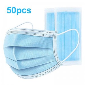 Osunwon Olupese Earloop isọnu Non Woven 3/4 Ply Surgerical Medical Face Boju Redy lati gbe