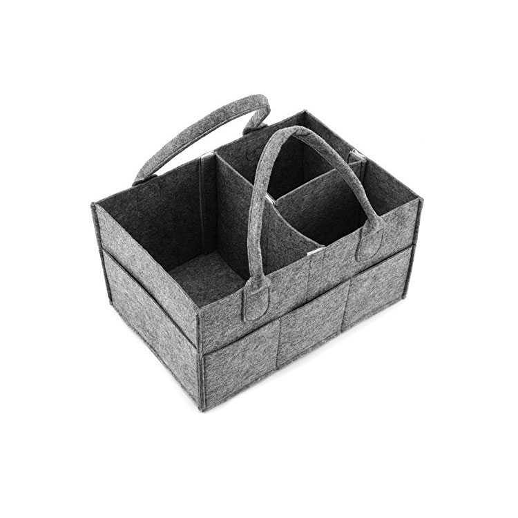 Manufacturer for Cosmetic Bag -
2018 OEM Hook&loop Felt Organizer Caddy bag With Changeable Compartments For Baby Diapers Wipes Essentials – V-FOX detail pictures