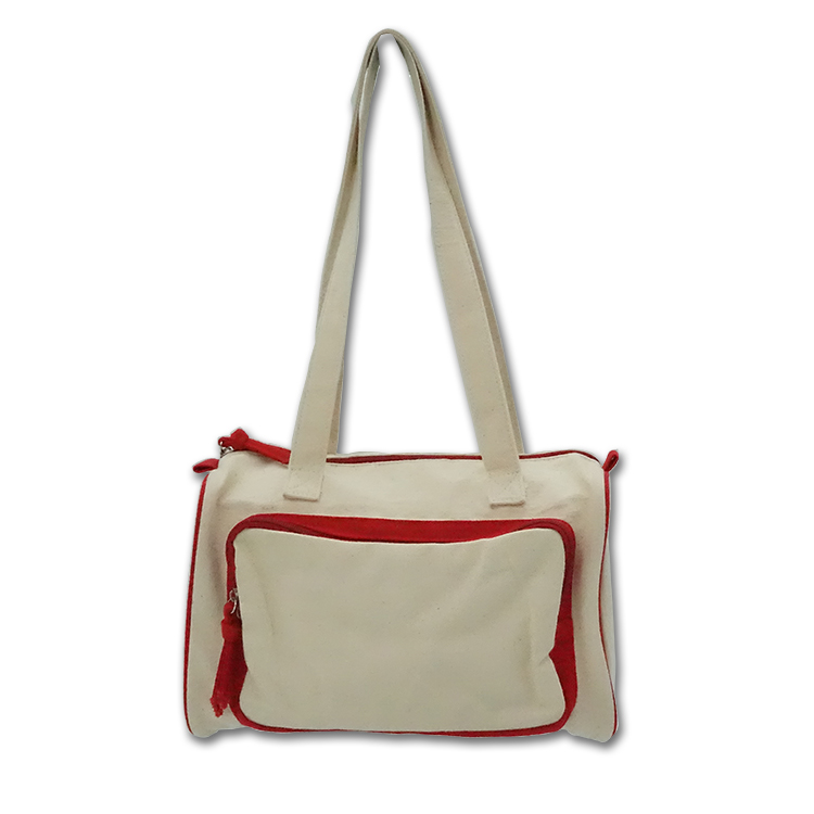2017 China New Design Neoprene Kids School Bag -
 Lightweight Shopping Travel Duffle Bag Lady Canvas Shoulder Bag – V-FOX