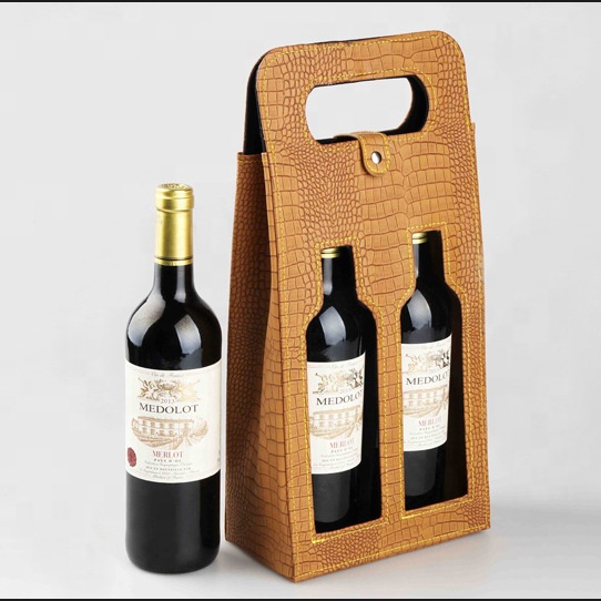 Hot New Products High Quality Kids School Bags -
Factory Wholesale Christmas Gift Wine Gift Box Double Empty Leather Wine Box Wine Carrier Bag For Business Christmas Holiday – V-FOX detail pictures
