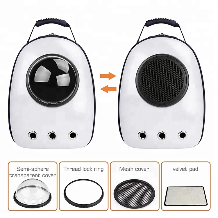 Manufacturing Companies for Fleece Baby Blanket -
Breathable Space Capsule Carrier Bag Hiking Bubble Backpack Pet Travel Backpack for Dog Cat Puppy – V-FOX detail pictures