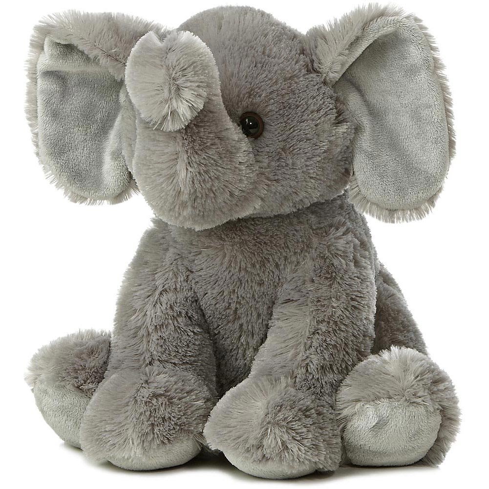 produsearje grize kleur cute leaflike adorable pluizige gevulde dier boartersguod oaljefant pluche boartersguod