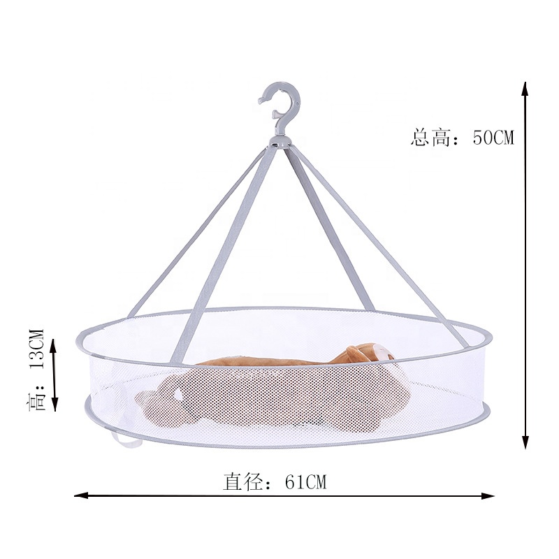 Wholesale Price China Outdoor Travel Storage Bag -
Home Dryer Double Layer Mesh Hanger Drying Rack Folding Hanging Clothes Laundry Basket Dryer Sweater Cloth Net Dry Rack – V-FOX detail pictures