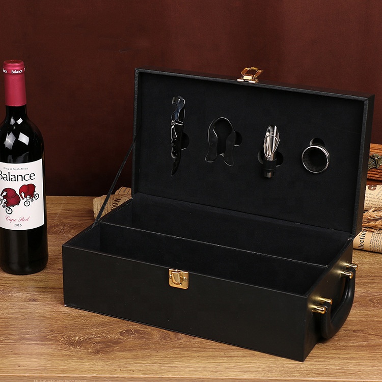 100% Original Baby Nappy Bags -
New Plaid Protector Wine Tote Carrier Bag Diamond Wine Package Gift Box 2 bottle PU Leather Grape Wine Travel BAG – V-FOX detail pictures