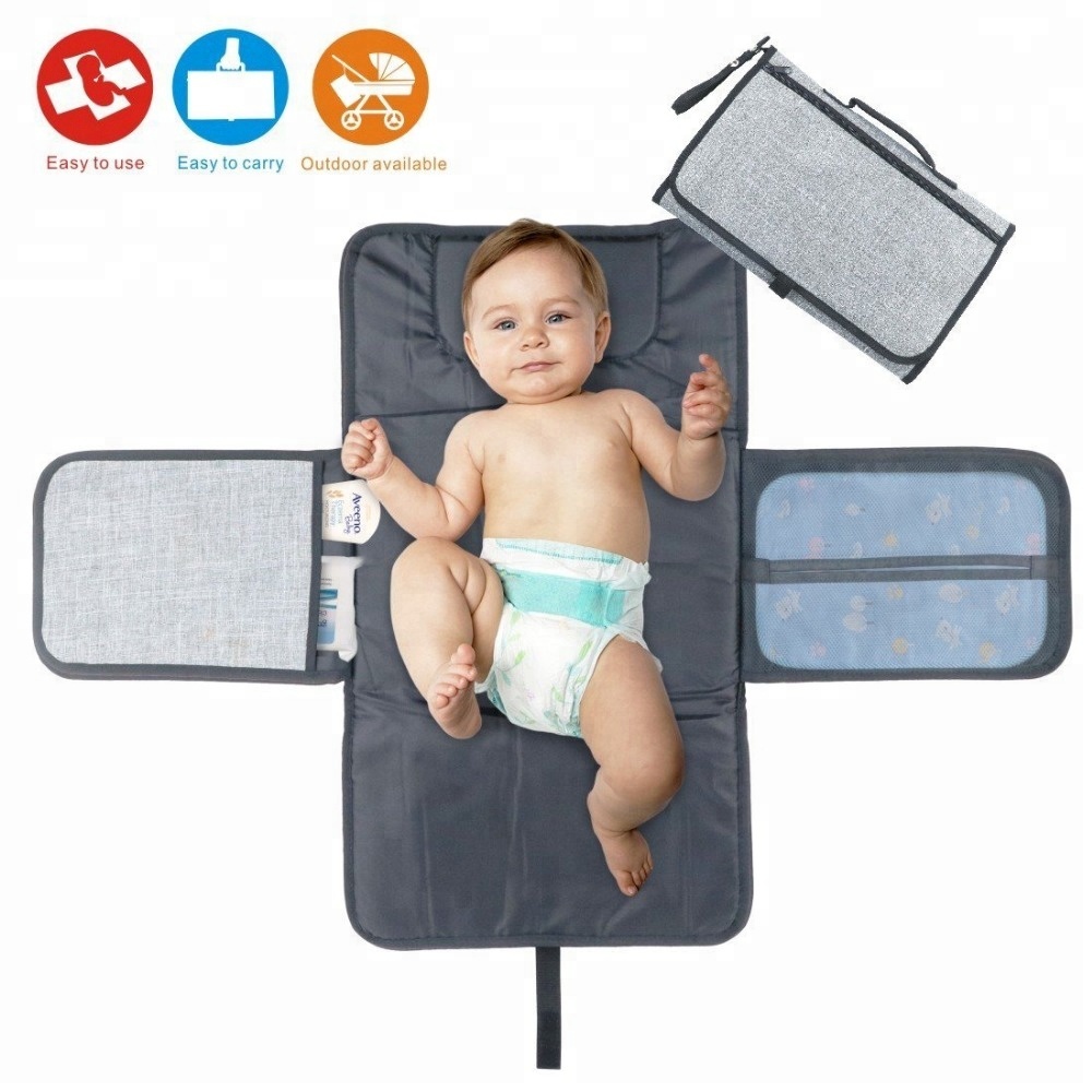 Travel portable luier wikseling stasjon baby draagbare luier feroarjen pad foar newborn