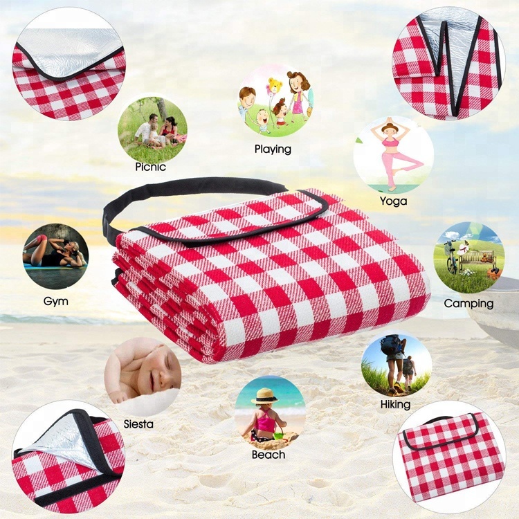 OEM China Plush Dog Toys -
Oversized Outdoor Soft Fleece material Tent Mat Picnic Blanket with Waterproof – V-FOX detail pictures
