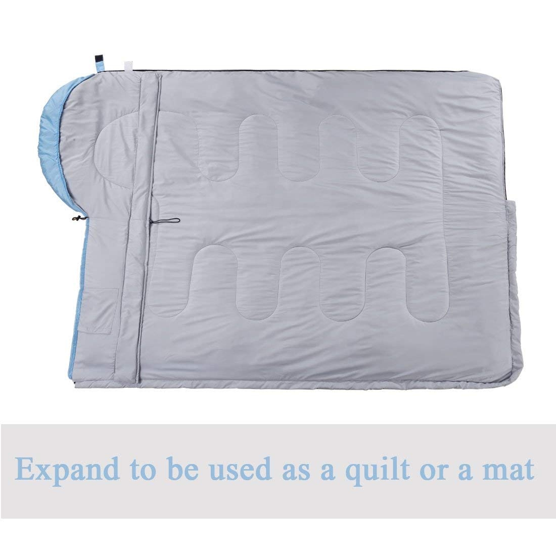 New Delivery for Soft Toy -
Outdoor Hiking Traveling and Survival Cool Weather Waterproof Windproof Envelope Sleeping Bag with Compression Bag – V-FOX detail pictures