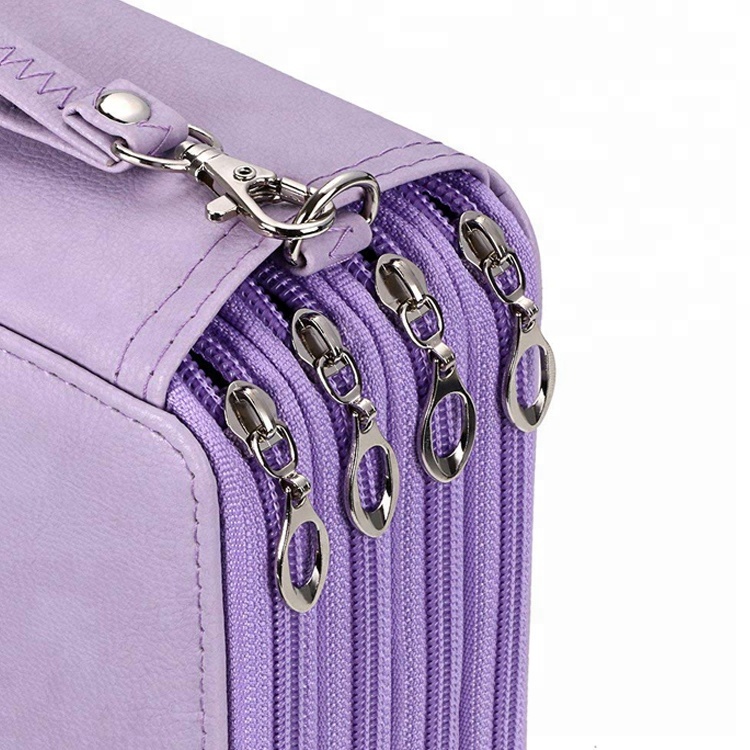 Wholesale Giant Plush Teddy Bear -
PU Leather Large Capacity Carrying Case Watercolor Pencils Crayola Colored Pencils Marco Gel Pens with Zipper – V-FOX detail pictures