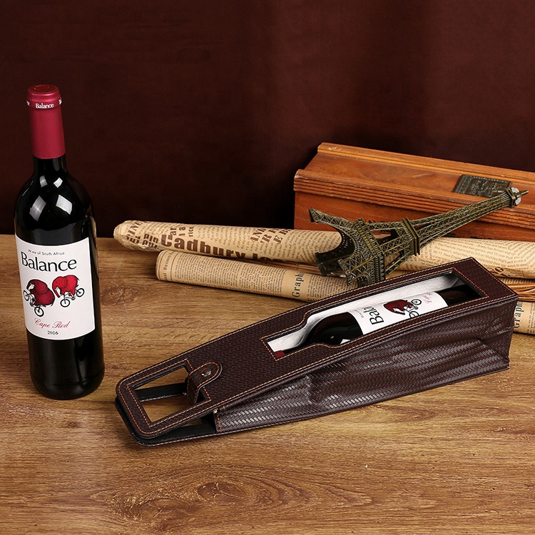 Wholesale Dealers of Animal Finger Puppets -
New Custom Portable Travel Accessory Red Wine Box Single Hollow Wine Gift Packaging Reusable Leather Wine Tote Bag – V-FOX detail pictures
