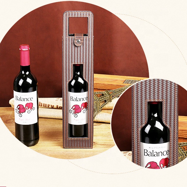 Wholesale Dealers of Animal Finger Puppets -
New Custom Portable Travel Accessory Red Wine Box Single Hollow Wine Gift Packaging Reusable Leather Wine Tote Bag – V-FOX detail pictures