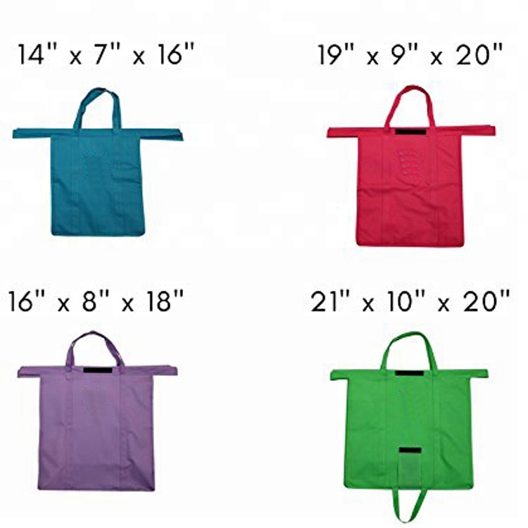 Best Price for Wild Animal Stuffed Toy -
Free Sample Set Of 4 Grocery Cart Trolley Bags ReusableInsulated Rpet Foldable Shopping Bag – V-FOX detail pictures