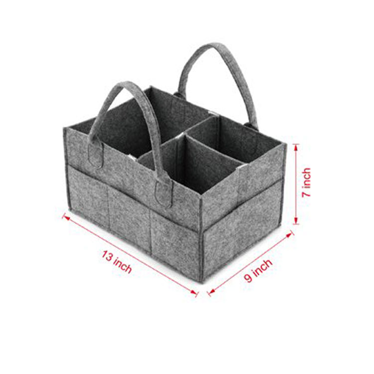 Manufacturer for Cosmetic Bag -
2018 OEM Hook&loop Felt Organizer Caddy bag With Changeable Compartments For Baby Diapers Wipes Essentials – V-FOX detail pictures