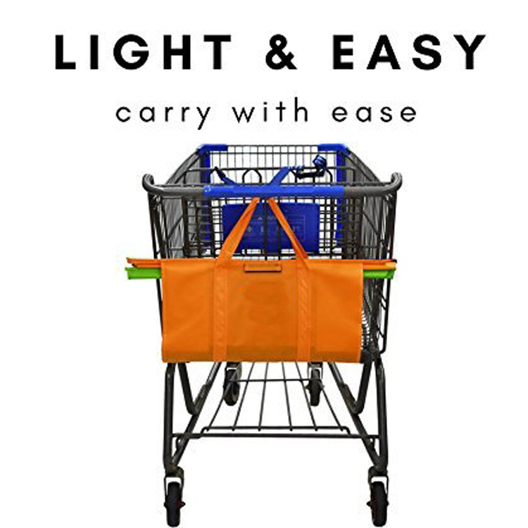 Factory Free sample Embroidered Blankets -
Customized Set of 4 Grocery Cart Trolley Bags Reusable Folding Shopping Trolley Bag for Supermarket – V-FOX detail pictures