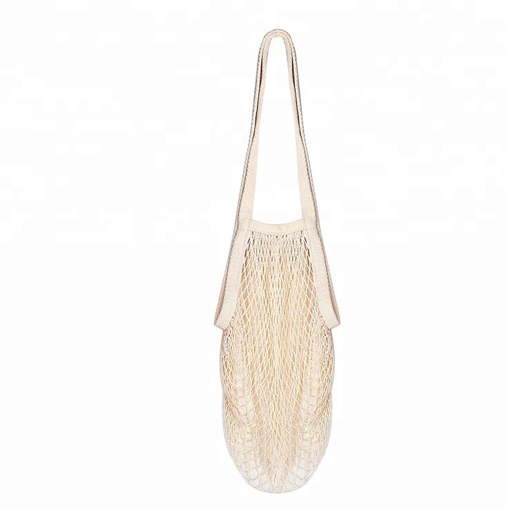 Fast delivery Baby Sleeping Bags -
Eco-friendly portable washable net shopping tote string organizer reusable cotton mesh bag – V-FOX detail pictures