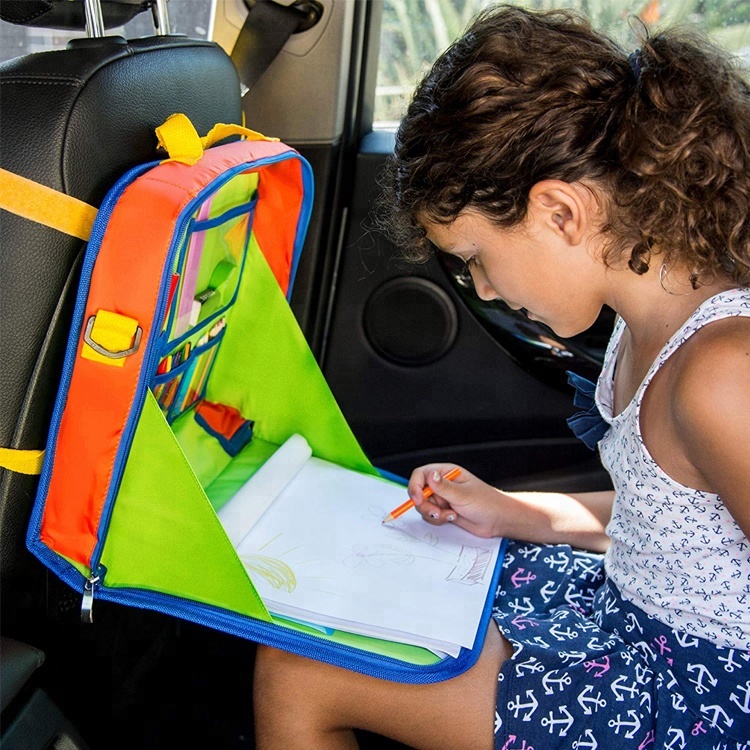 2017 High quality Animal Plush Toys -
Portable Car Seat Tray Organizer Creative Kids Travel Fun Desk with Drawing Coloring Set – V-FOX detail pictures