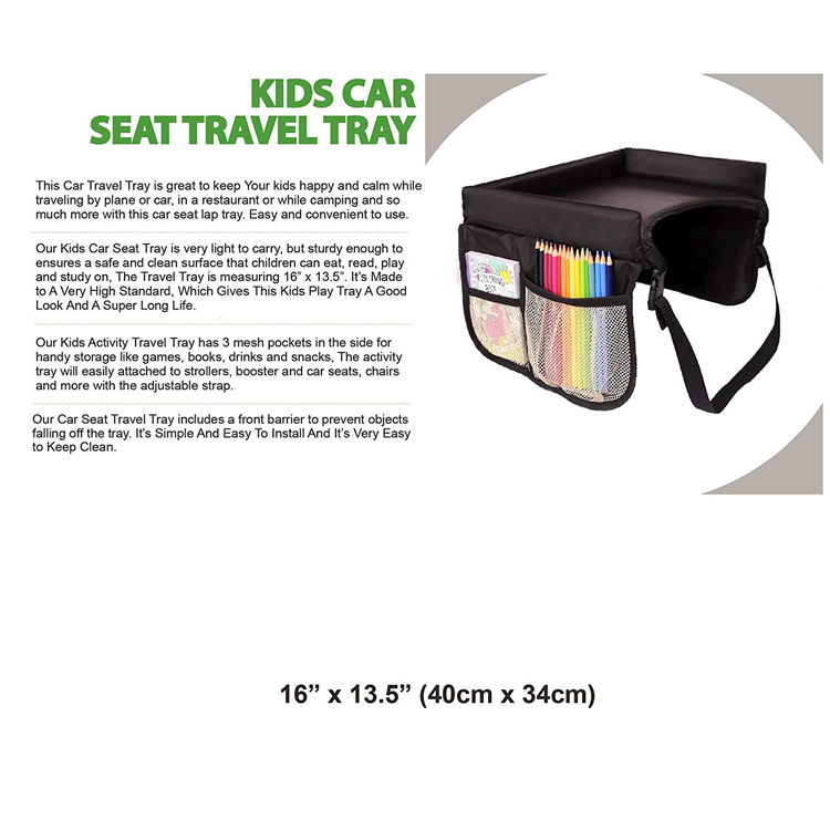 Factory Supply Keychain Gift -
Kids Car Seat Travel Tray Play Study Eat And Snack baby tray Table For Car Seats – V-FOX detail pictures