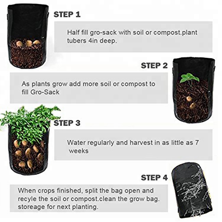 Low price for Koala Bear Plush -
Eco-friendly collapsible portable custom durable non woven plant bag – V-FOX detail pictures