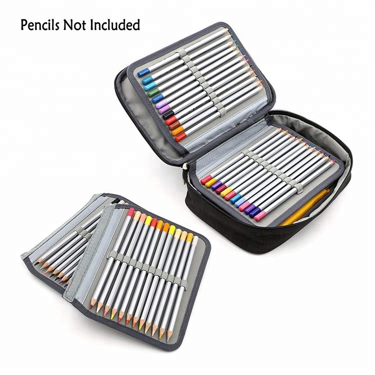 Factory source Drawstring Sports Backpack -
Multi-function waterproof custom logo pencil bag zipper multicolor pen with pencil – V-FOX detail pictures