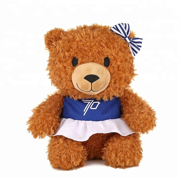 Personalitzat joguina suau de pèl llarg osset de peluix de joguina