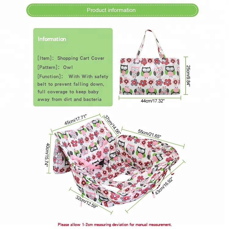 High Quality for Owl Plush Toy -
Multi-use safety foldable market seat cover high chair cover for toddlers – V-FOX detail pictures