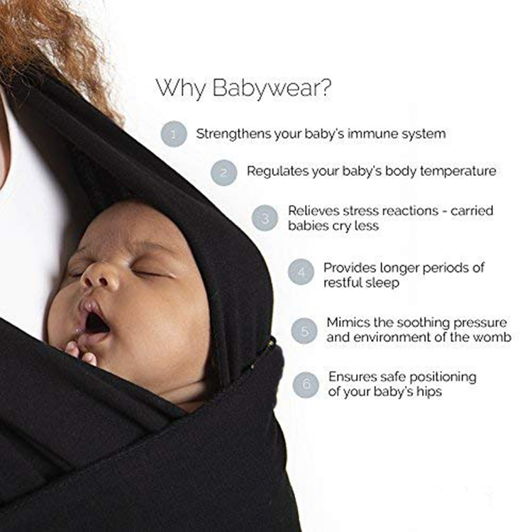 High Performance Passport Holder -
Eco-friendly comfortable outdoor adult baby sling wrap hiking carrier – V-FOX detail pictures