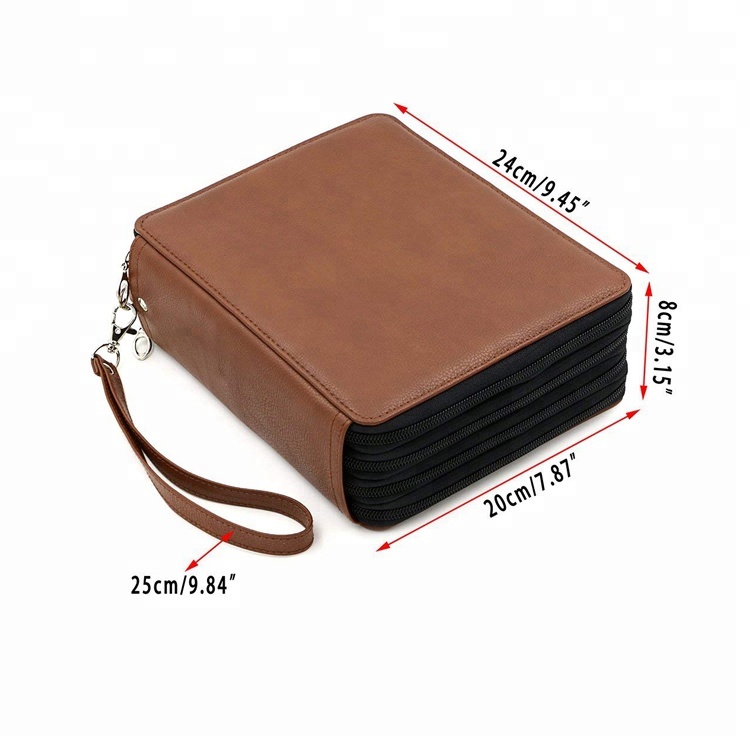 High reputation Mini Animal Toys -
 Multi-function foldable fancy portable custom print pencil pouch leather – V-FOX