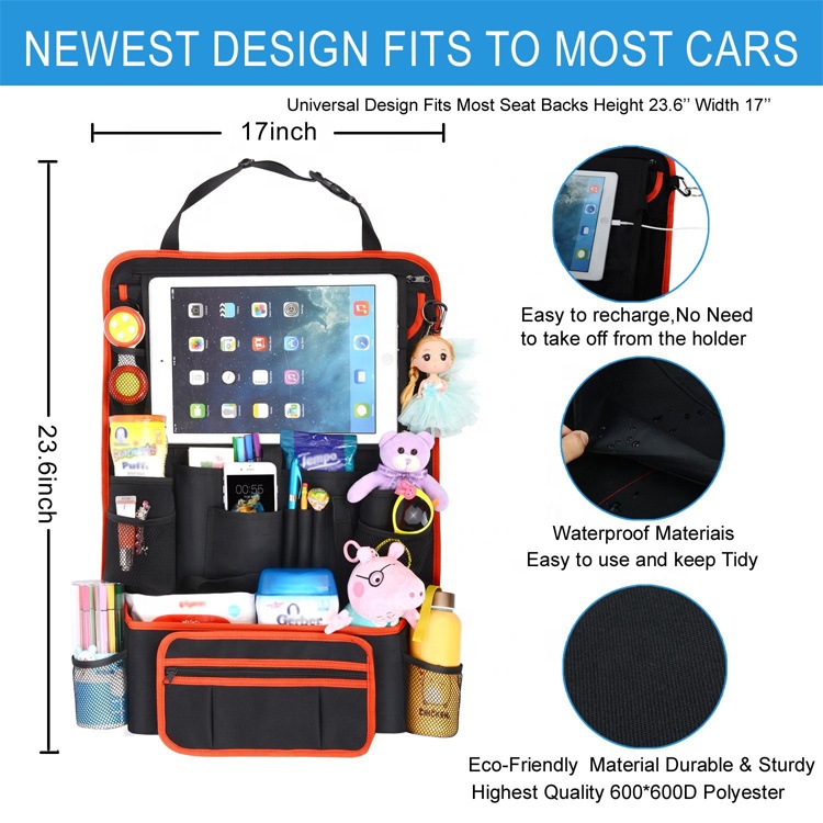 Factory supplied Plush Bear -
Foreign Trade Waterproof Oxford Cloth Bag Multi-Function Storage Car Seat Backseat Organizer Bag With Multi Pocket – V-FOX detail pictures