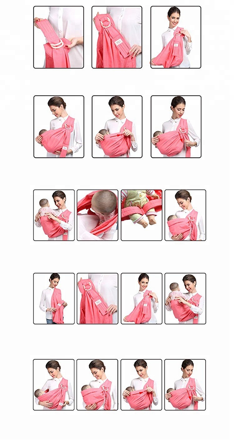 New Fashion Design for Kids Drawstring Backpack -
New design resistant multifunctional outdoor hand baby carrier with sling wrap – V-FOX detail pictures