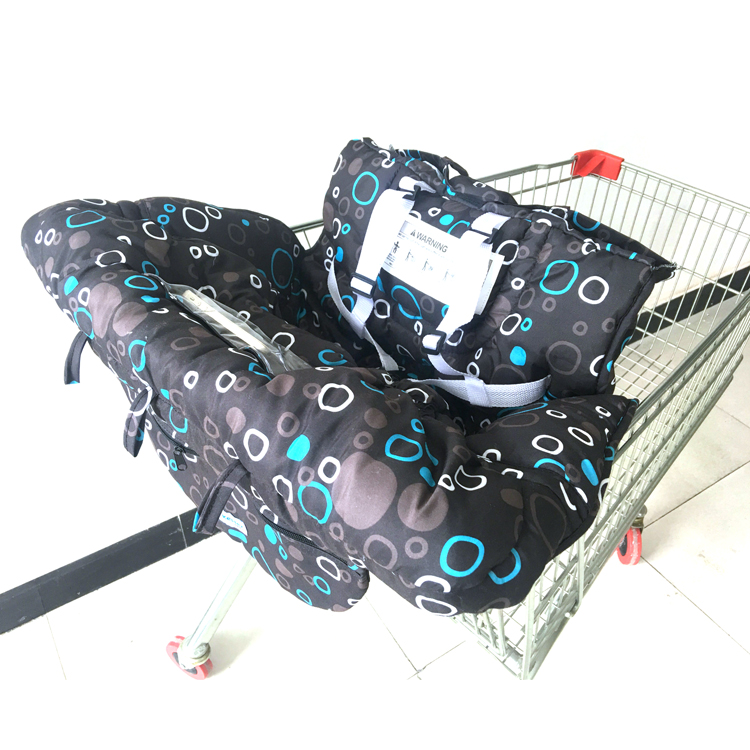 Best quality Cute Plush Toys -
Functional 2 in 1 baby shopping cart cover high chair cover machine washable trolley cover – V-FOX detail pictures