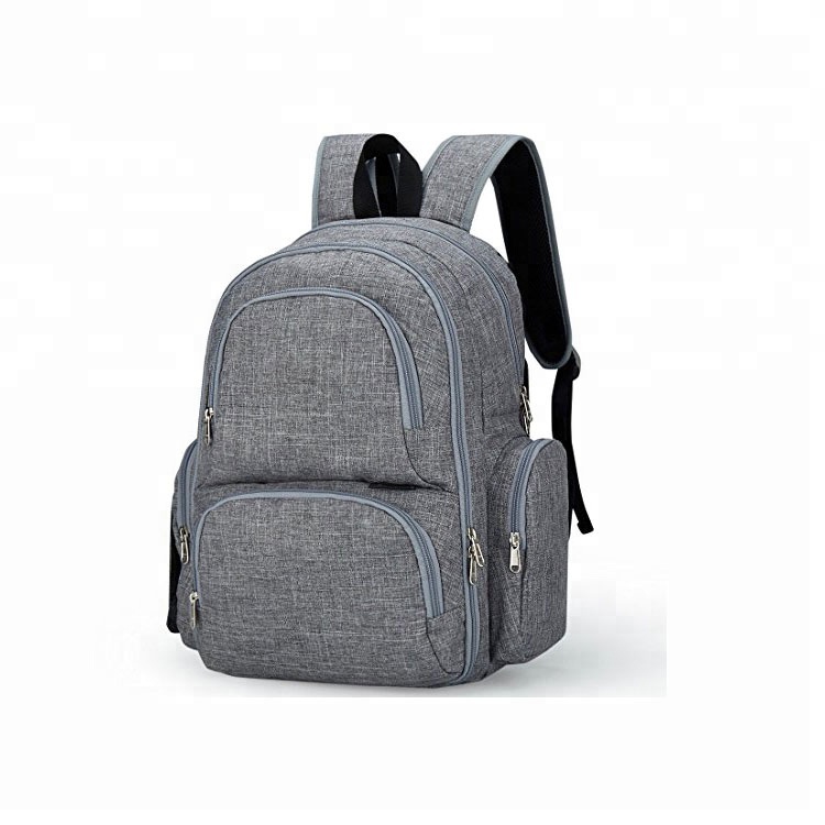 I papërshkueshëm nga uji Multi-funksional Mummy Foshnja Diaper Bag Backpack me ndryshimin jastëk